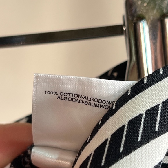 Anne Klein Size 10 Faux Leather Checked Houndstooth Mini Skirt Zipper Detail - Picture 11 of 14